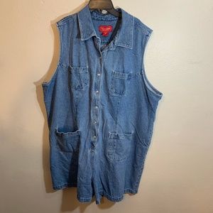 Venezia Jeans Shorts Romper